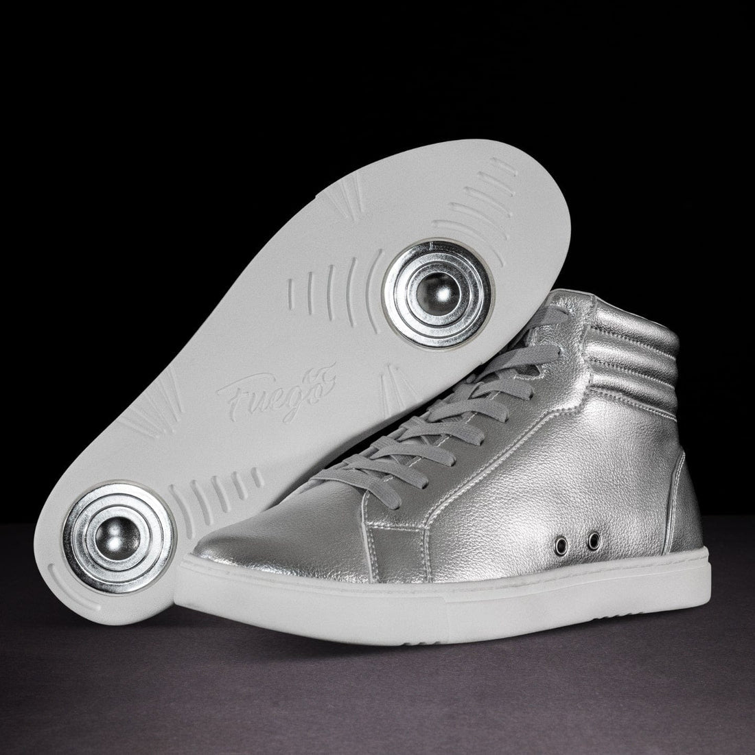 Fuego High-top Silver