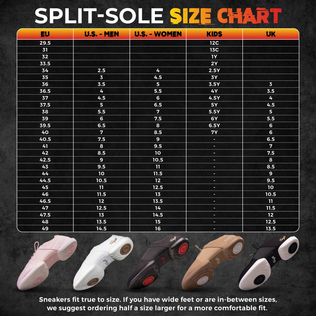 Fuego White Split-sole
