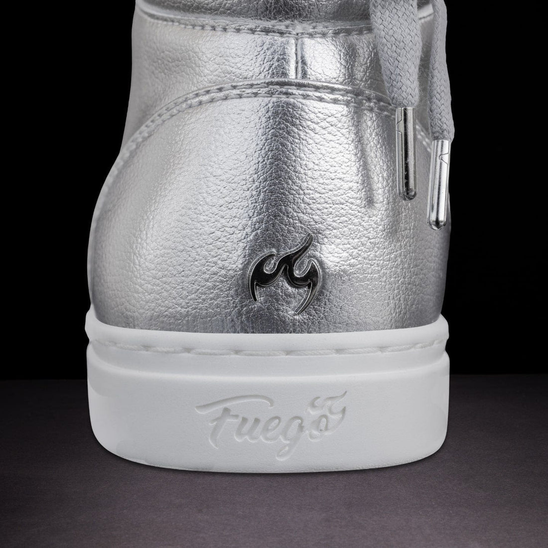 Fuego High-top Silver